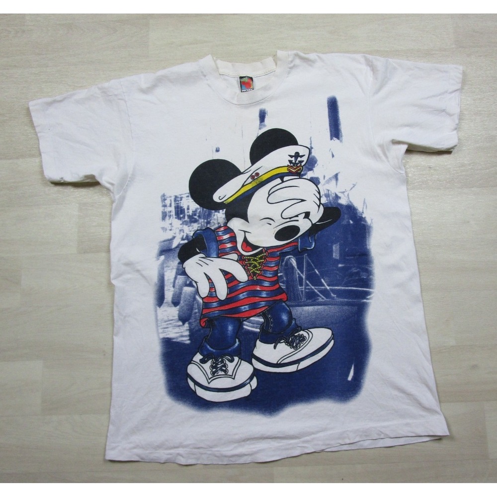 Vintage 90s Disney Mickey Unlimited Jerry Leigh Mickey Mouse T Shirt Sailor